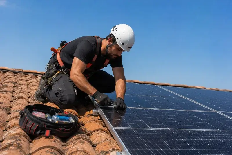 Maintenance et monitoring de panneaux solaires en Pyrenees Atlantiques