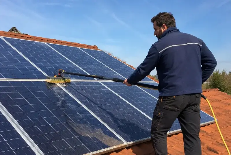 Nettoyage et entretien de panneaux solaires en Pyrenees Atlantiques